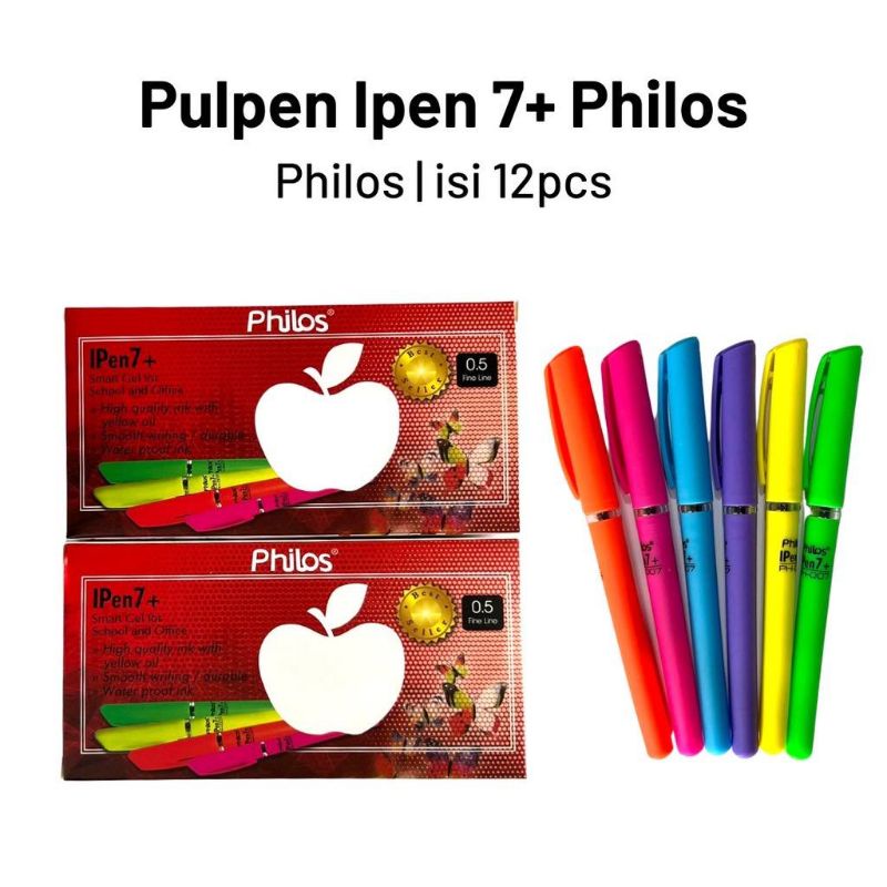 

Pulpen Gel Hitam Ipen 12pcs