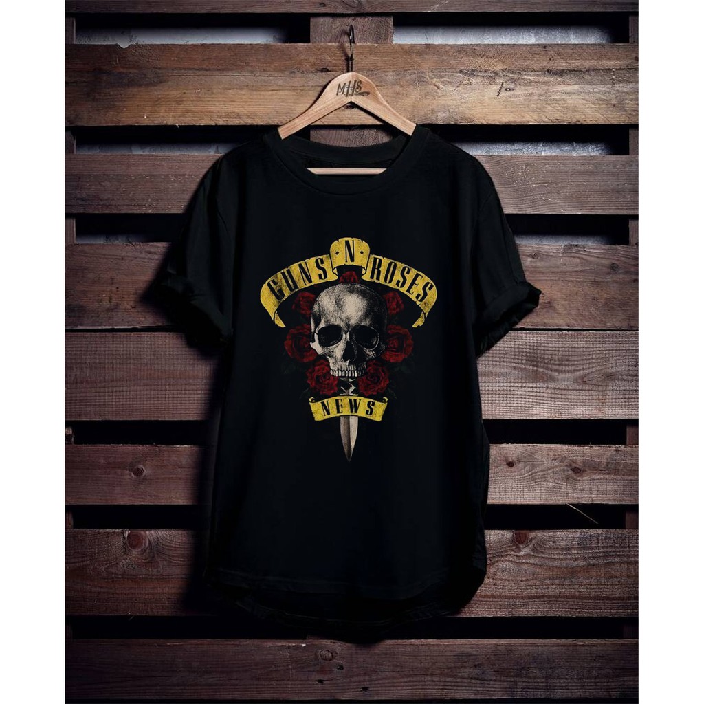 KAOS BAND GUNS N ROSES TSHIRT ORIGINAL GILDAN SOFTSTYLE GNR 3
