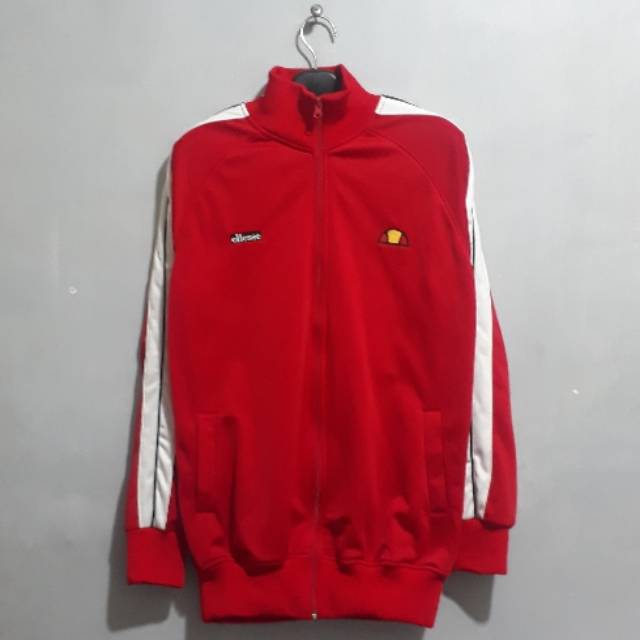 Jaket tracktop casual ellesse carvino merah