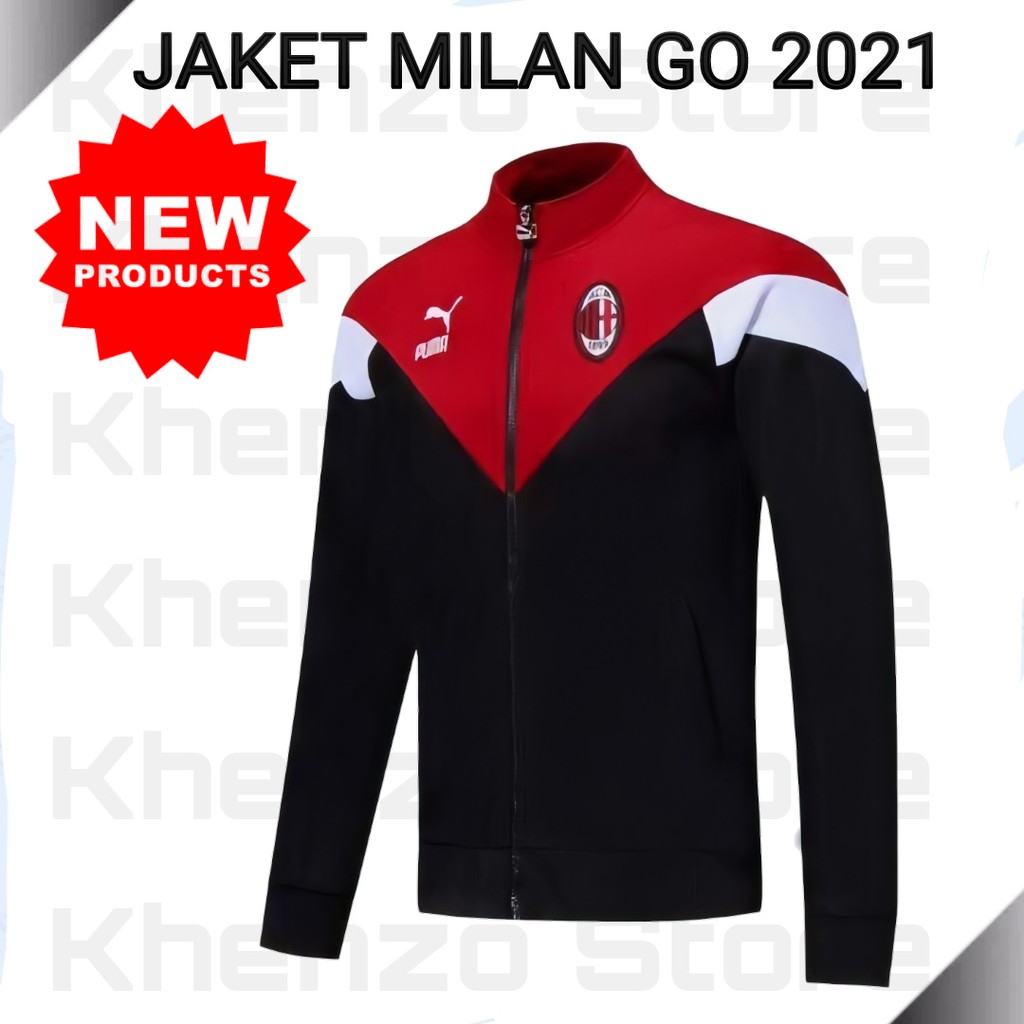 Jaket Bola Milan GO 2021 High Quality