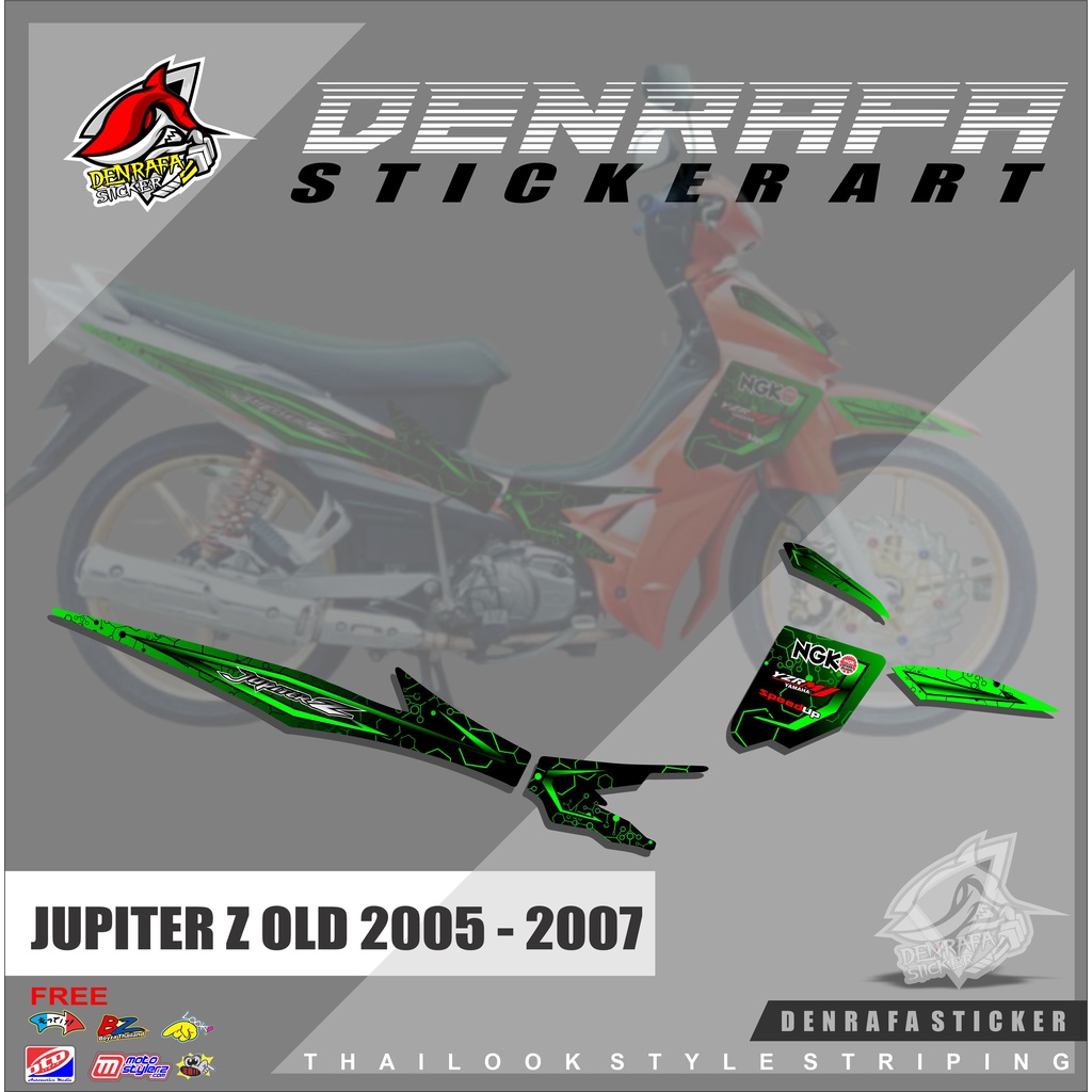 STRIPING JUPITER Z OLD 2005 - 2007 THAILOOK / STIKER STRIPING JUPITER Z OLD THAILOOK