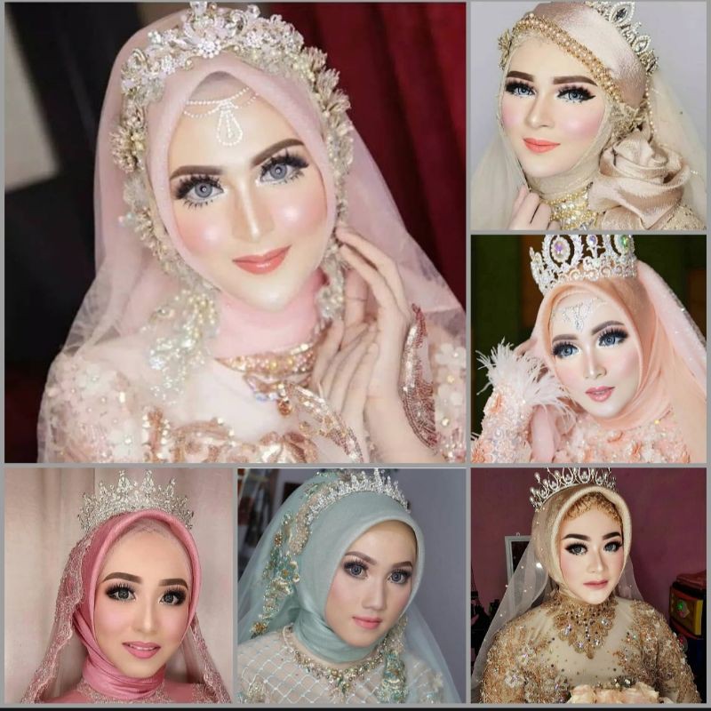 SEGIEMPAT BUGIS HIJAB ORIGINAL / ORGANZA CRAPE ASLI BUGIS / HIJAB PESTA