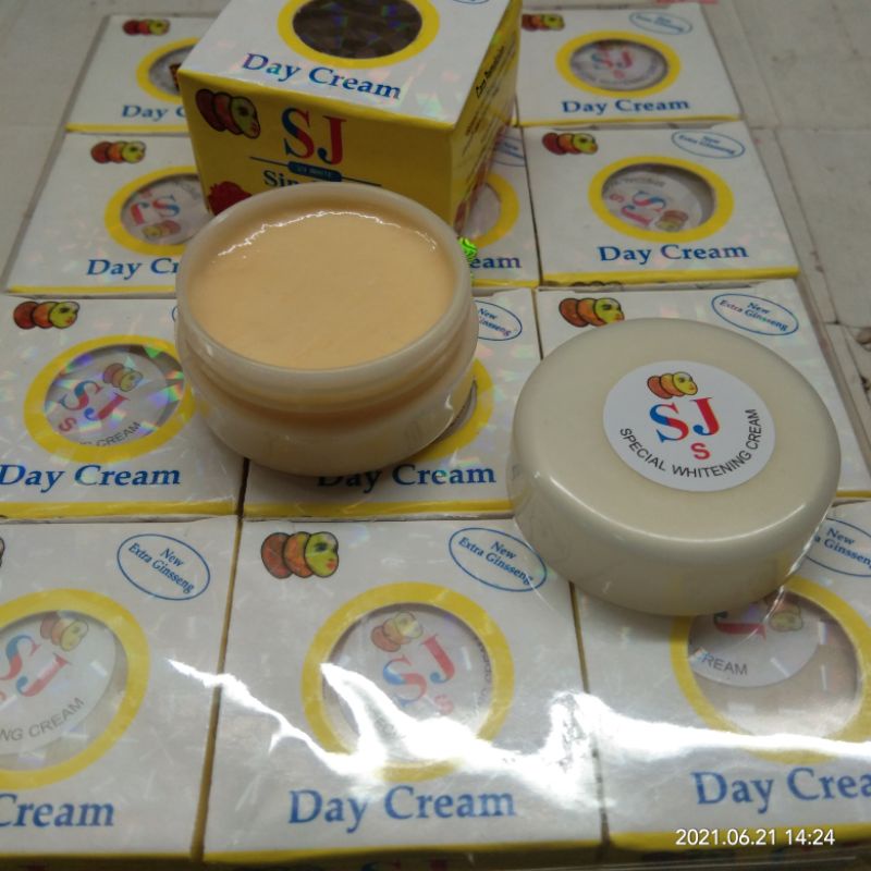 CREAM SJ TOPENG HOLO (DAY CREAM) ORI ECER