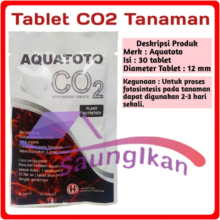 AQUATOTO CO2 CO 2 Tablet Aquascape