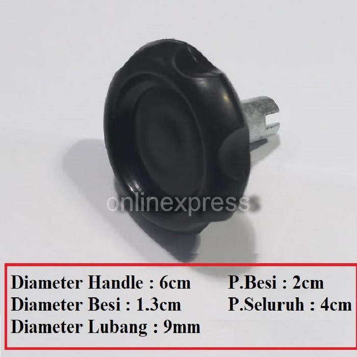 

Sparepart Knob Mesin Laminating / Handle Putar Manual Mesin Laminating