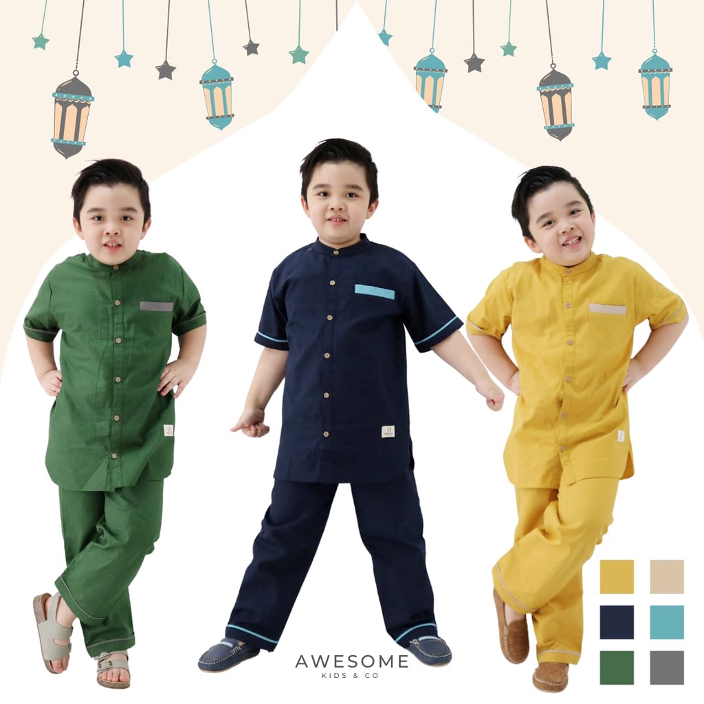 Set Koko Khaleed + celana by awesome kids | DUO KRUCILS