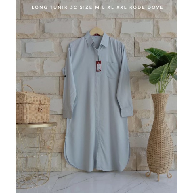 LONG TUNIC 3C BY SAKINAH HIJAB