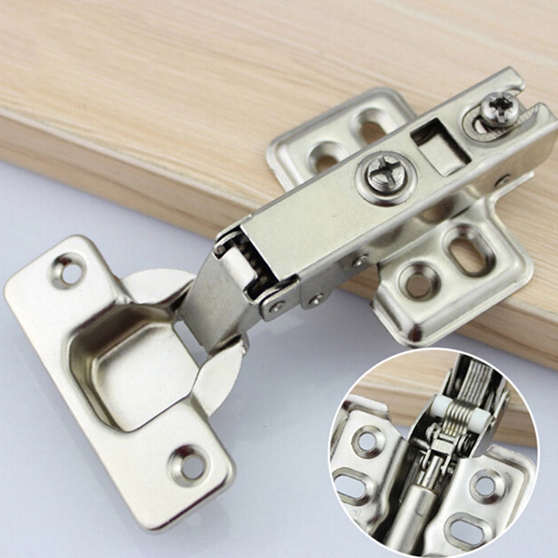 {LUCKID}1 x Safety Door Hydraulic Hinge Soft Close Full Overlay Kitchen Cabinet Cupboard