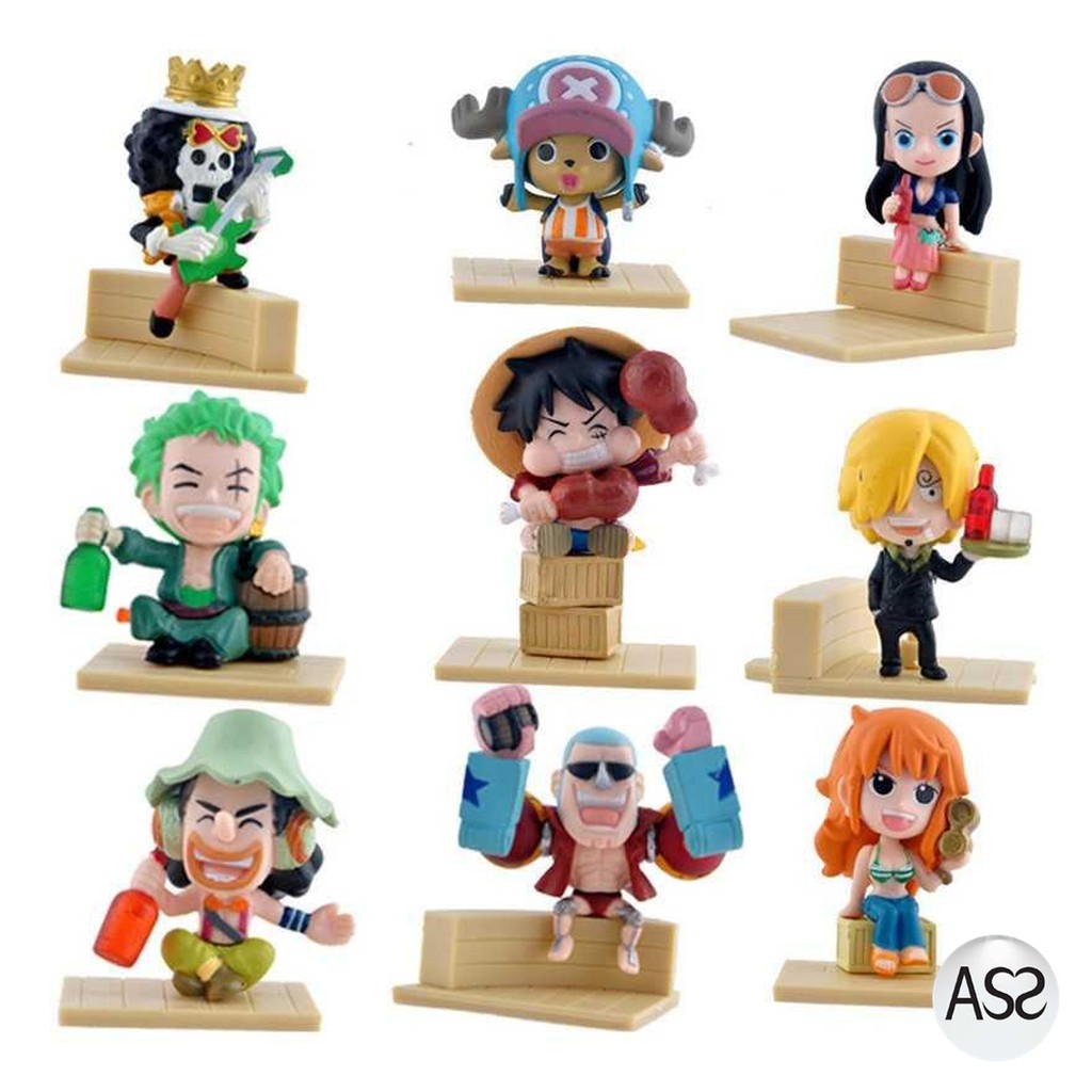 ASS Shop - Action Figure One Piece 9 PCS