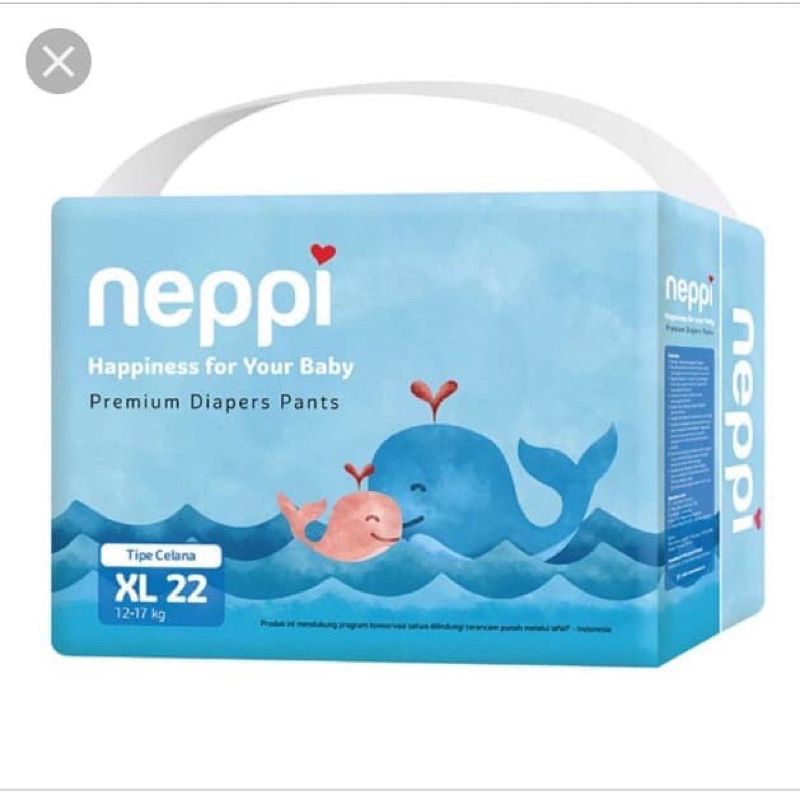 NEPPI BABY DIAPERS PANTS XL22