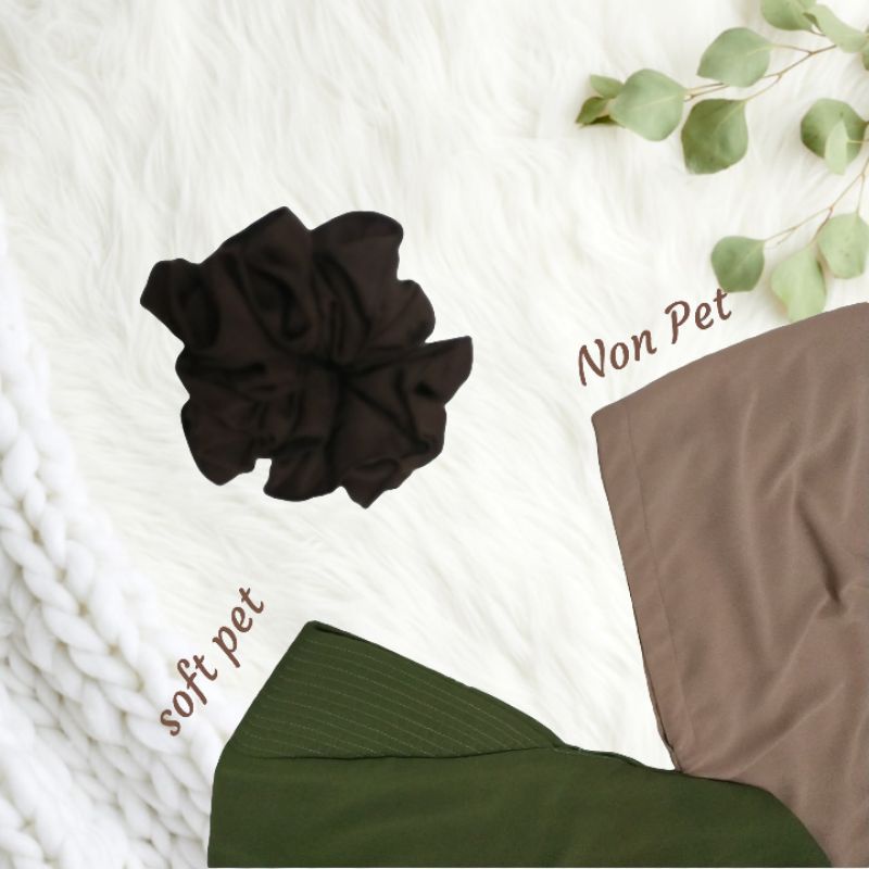 JILBAB INSTAN KHIMAR SYARI CERUTY JUMBO 2 LAYER PET / NON PET CERUTY BABYDOLL PREMIUM ARMANI 95 X 12