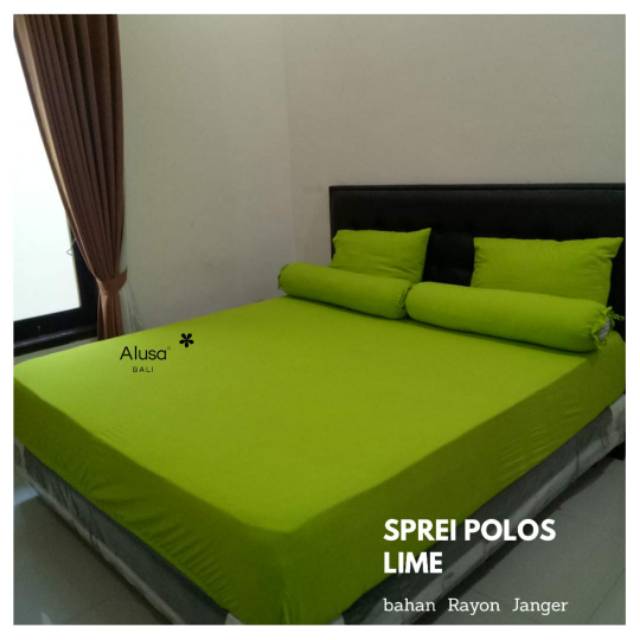 SPREI Polos 200x200 Sprei Bali Alusa Rayon Adem