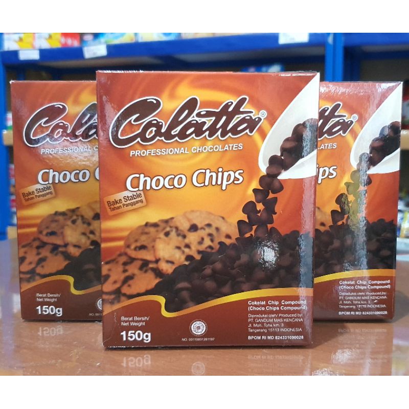 

Colatta Chocochip Compound 150Gr / Coklat Chips Colatta 150Gr