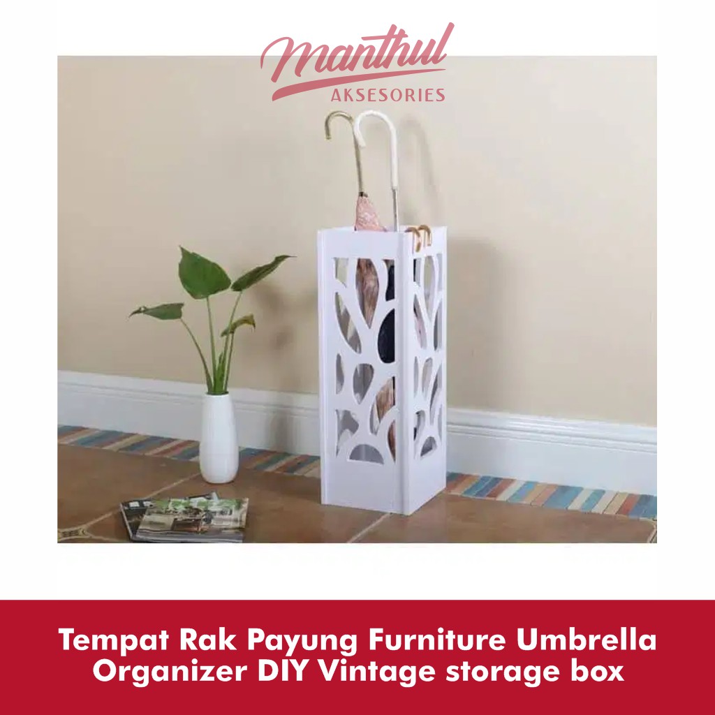 Tempat Rak Payung Furniture Umbrella Organizer DIY Vintage storage box