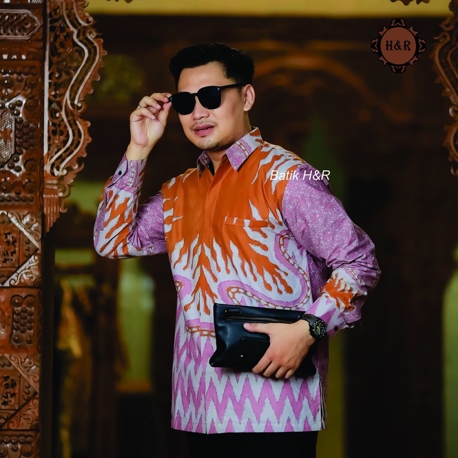 Baju Batik Pria Lengan Panjang Kemeja Batik Pria Batik Premium Kemeja Cowok Batik modern Baju Pria