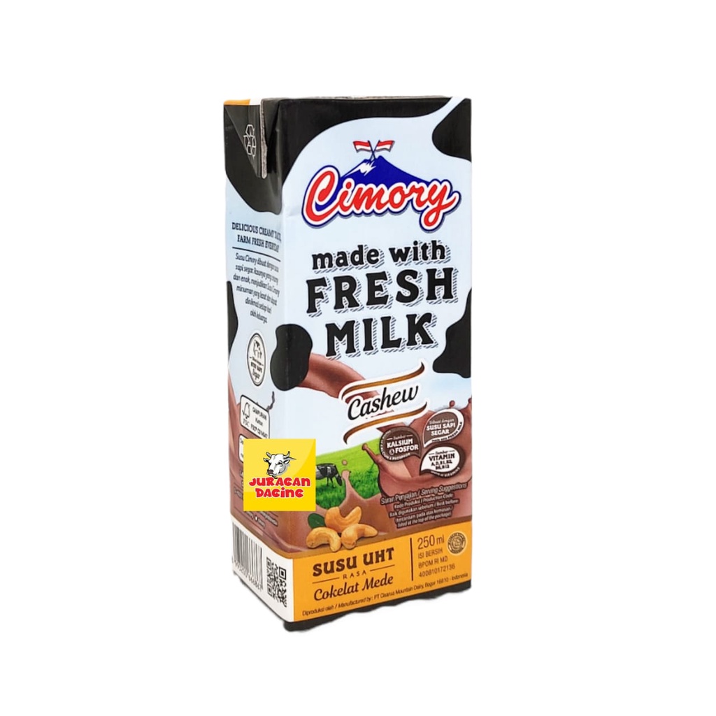 Cimory Fresh Milk Susu UHT Cokelat Mede Cashew 250ml