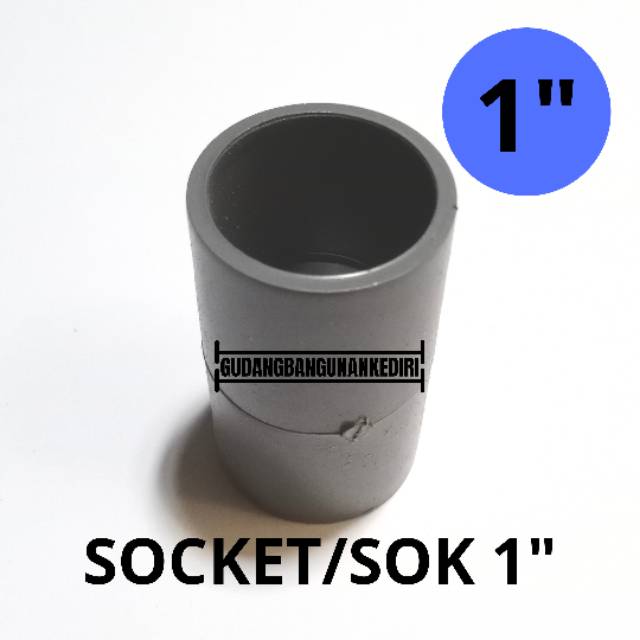 Sock 1&quot; | socket 1&quot; | sok 1&quot; sambungan pipa JAYA