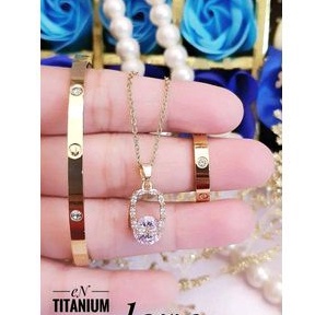 Titanium Set Perhiasan Wanita 228226