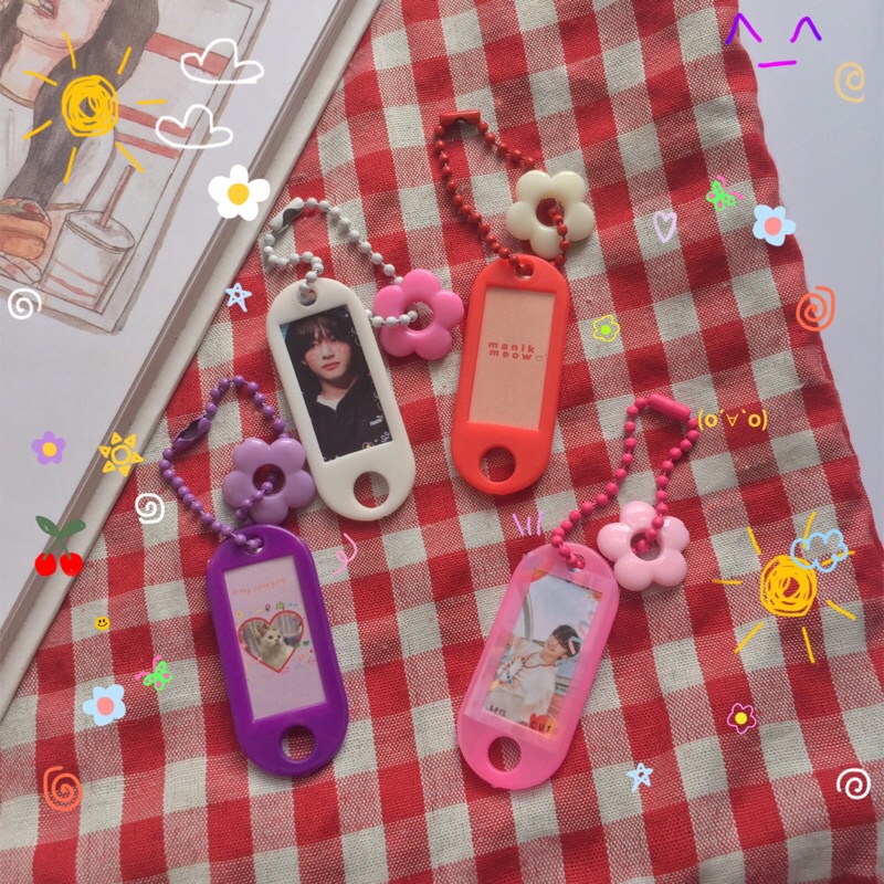 Custom Keychain Kpop idol, beads, manik manik, gantungan kunci keyring, Nct, Bts, Blackpink