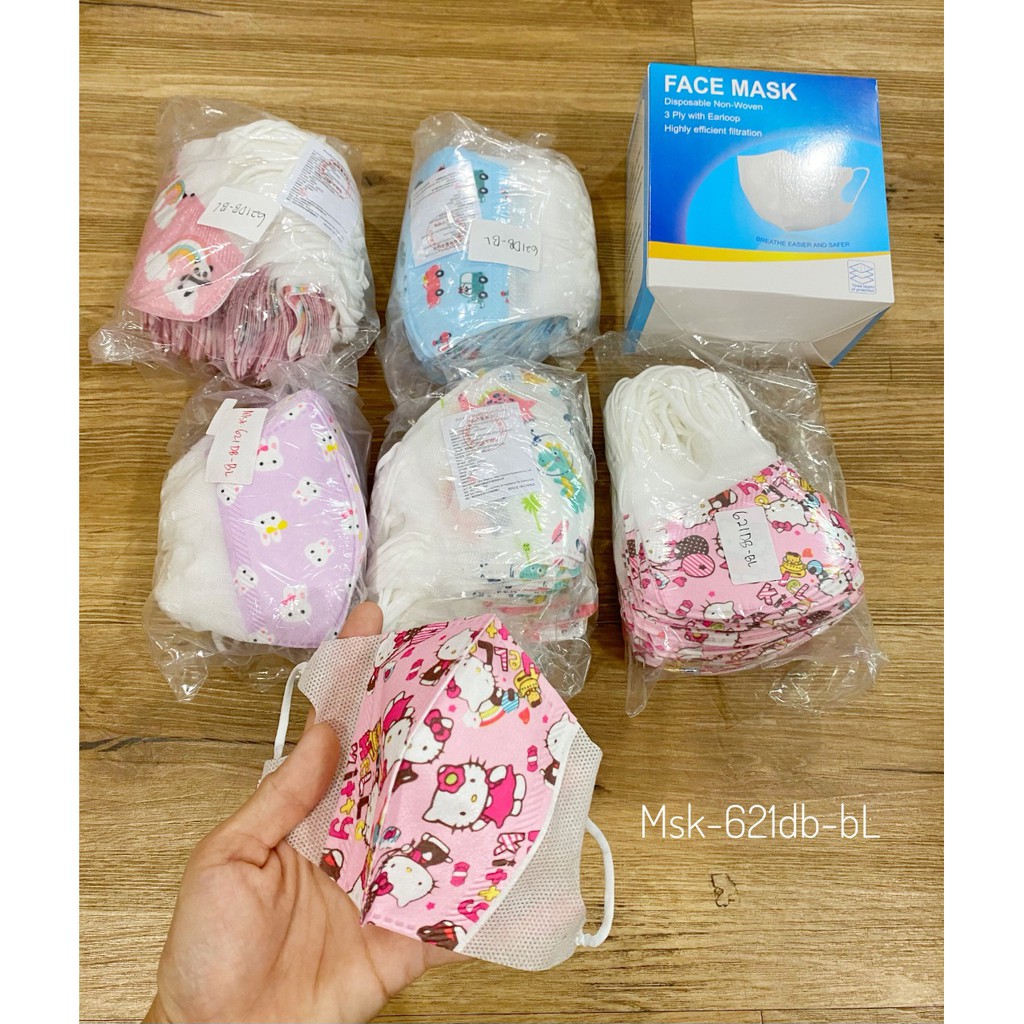 Masker Duckbill Motif Anak Bayi Batita Balita KN95 Import Motif Lucu Imut COD