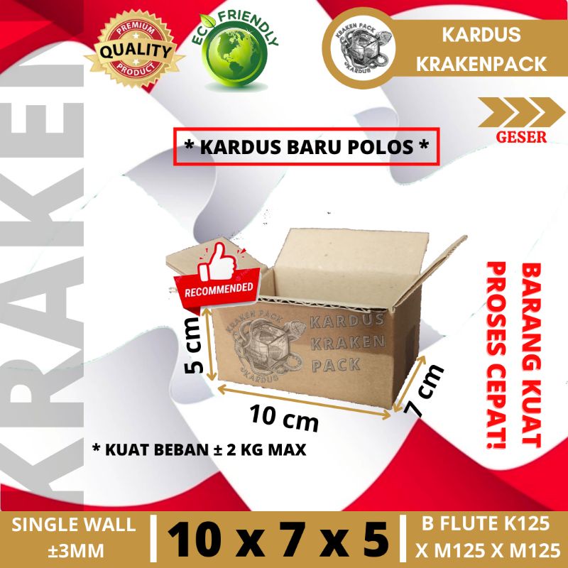 

DUS KARDUS PACKING 10x7x5 cm KARDUS BARU POLOS KUAT KARTON BOX MURAH 10 x 7 x 5 cm
