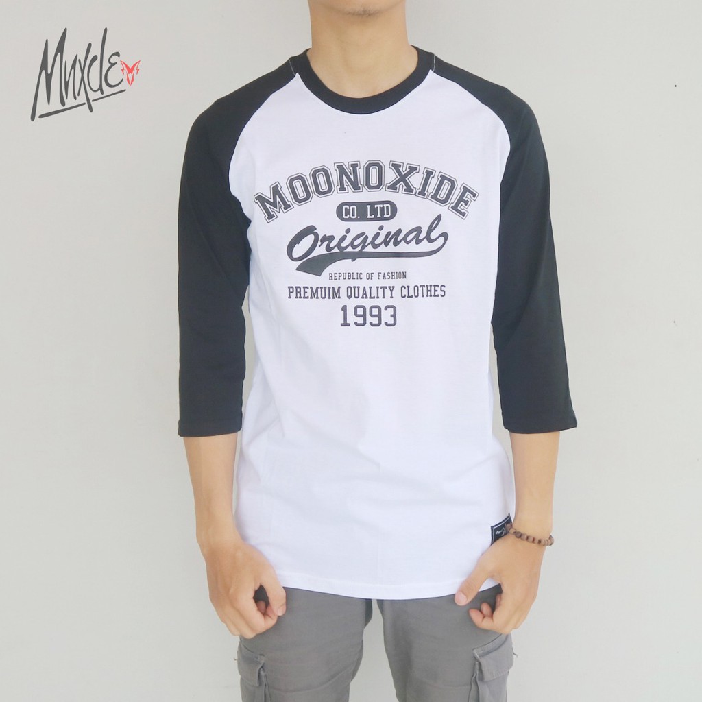 XL Xman maroon grey kaos pria  jumbo lengan panjang spandex 