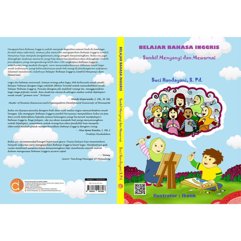 Buku Belajar Bahasa Inggris Sambil Menyanyi Dan Mewarnai Shopee Indonesia