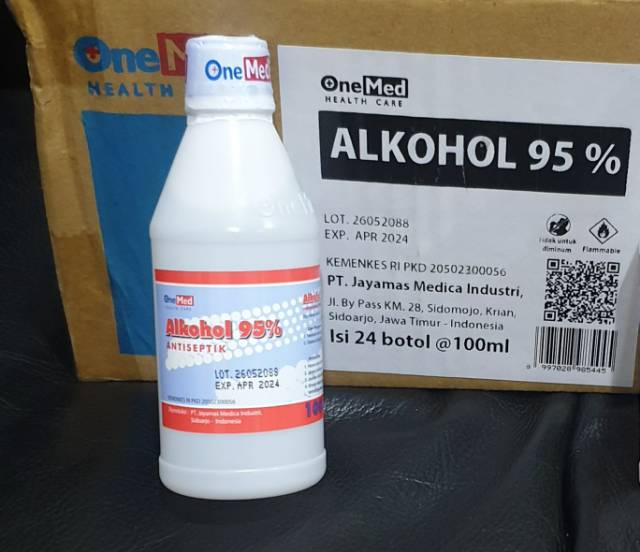 ALKOHOL 95% MERK ONEMED 100 ml