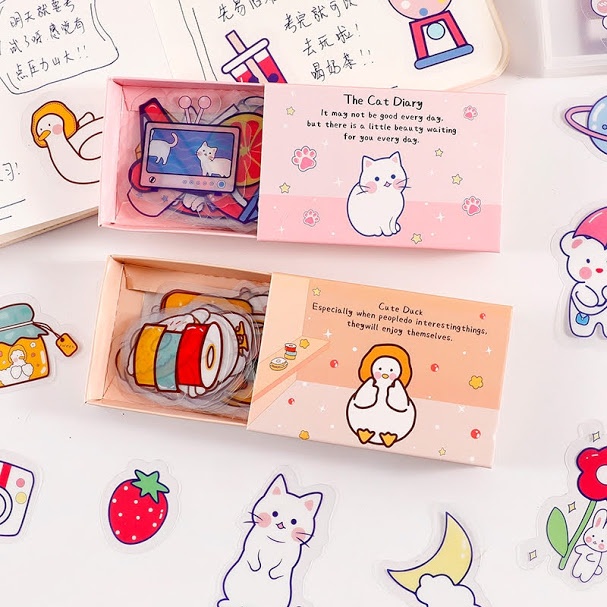 

Sticker Design Karakter Binatang Anti Air untuk Dekorasi Scrapbook Jurnal Diary Handphone