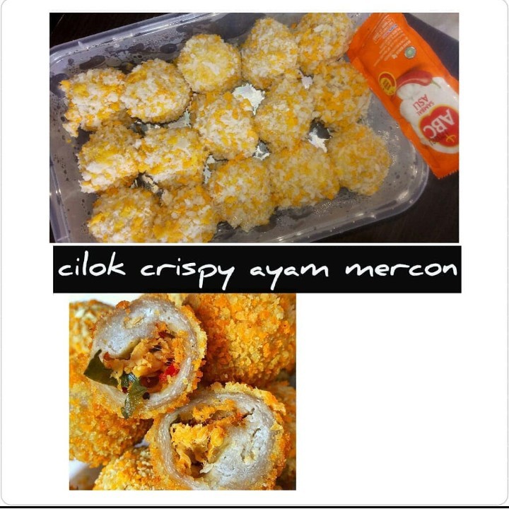 CILOK CRISPY AYAM MERCON | CILOK CRISPY AYAM PEDAS