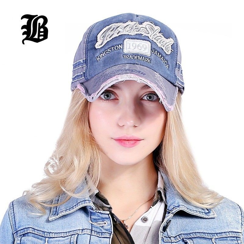 Topi Levis Model Sobek Bahan Jeans Untuk Pria Wanita Casual Distro