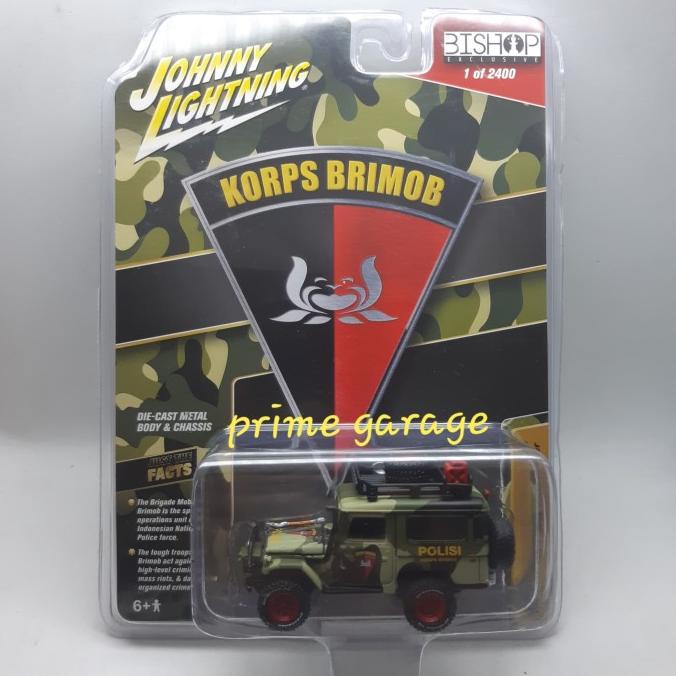 .........] Johnny lightning Bishop Toyota Land Cruiser TLC Brimob
