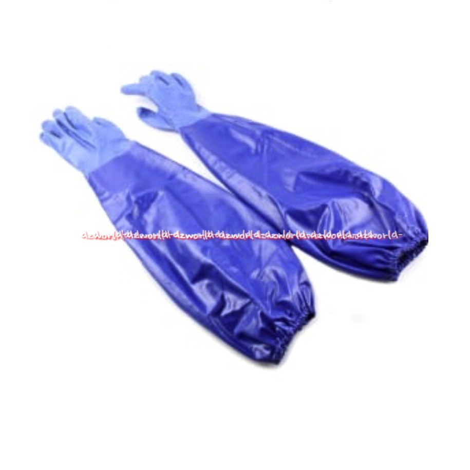 Duramitt Duraglove Industrial Protective Long Gloves Sarung Tangan Panjang Size L Loggloves Biru Duramit Dura Glove Blue Biru Kesehatan Kebersihan