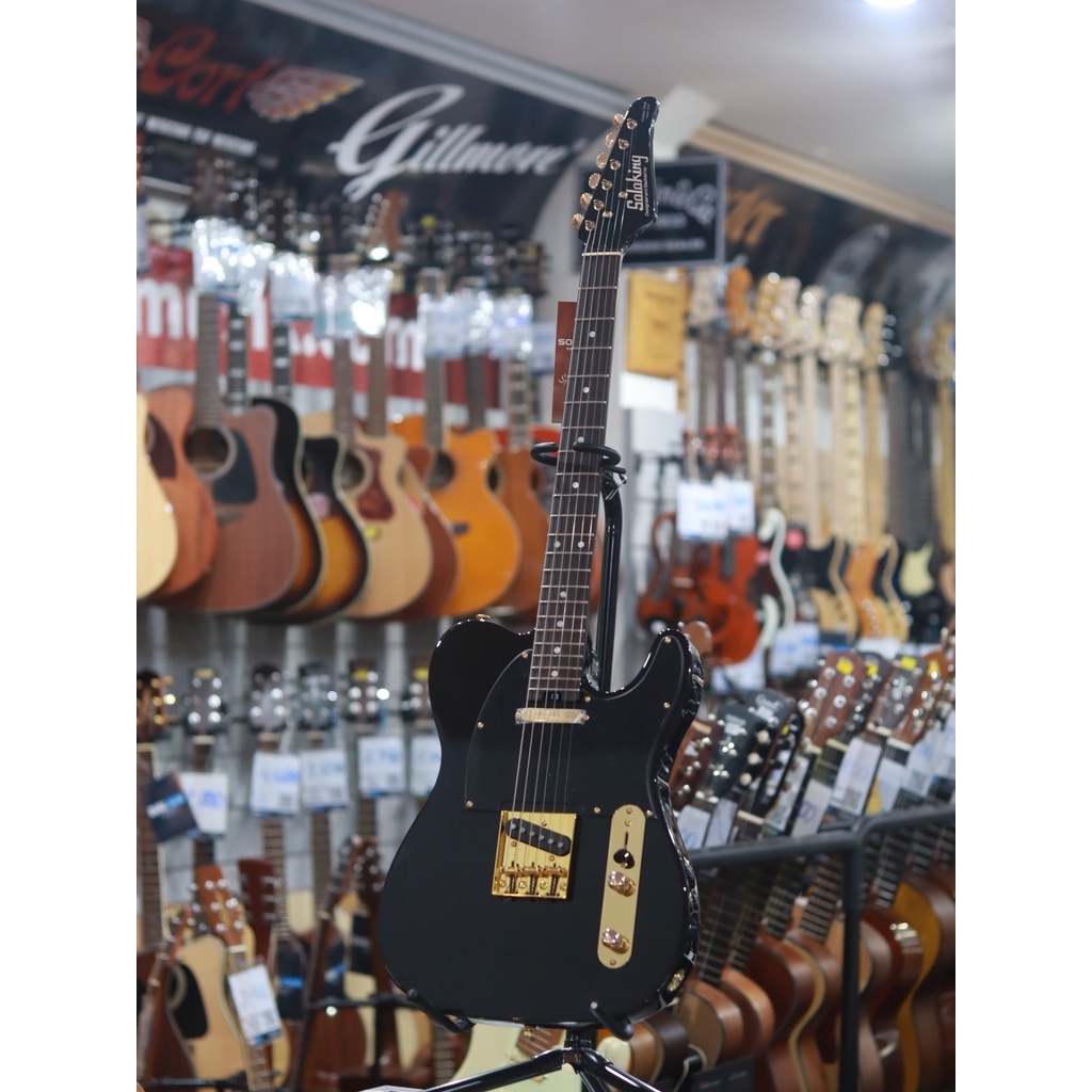 Soloking MT1G II Telecaster - Black Gold Hardware / MT-1G / MT 1-G