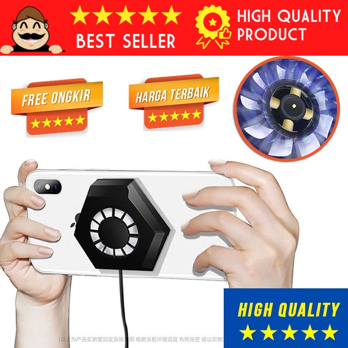 KIPAS PENDINGIN SMARTPHONE COOLING FAN HP COOLER TD12 PAD HANDPHONE PHONE ANDROID IPHONE ANTI PANAS