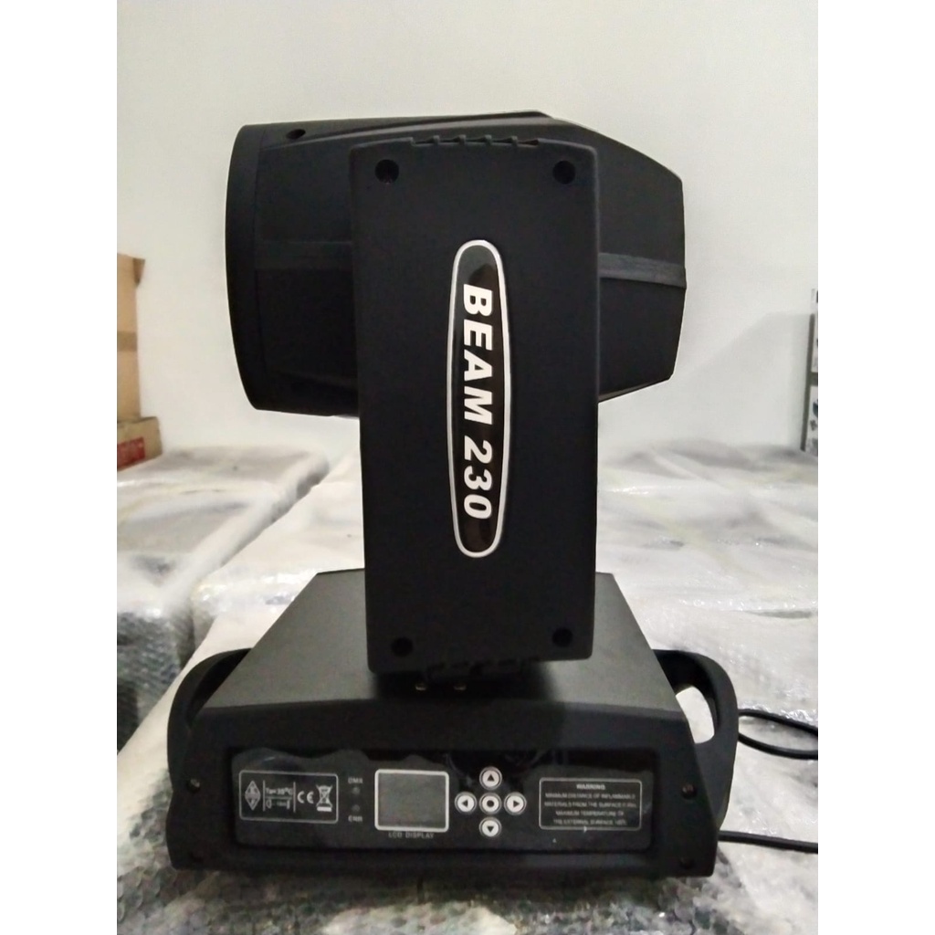 lampu moving head Beam 230 watt 7R prisma &amp; Gobo Fullcolor