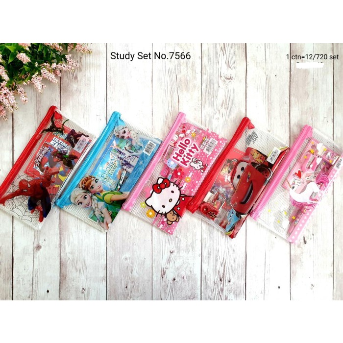 

tulis-alat-paket- paket alat tulis anak karakter lucu murah study set kado souvenir anak -paket-