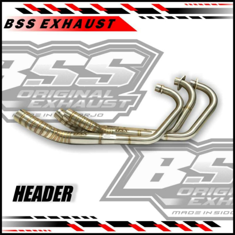 leher mp gl cb tiger tilas original bss muffler