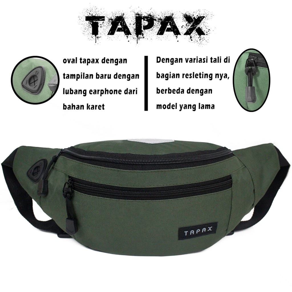 AZAHRA TAS SLEMPANG/TAS WAIST BAG Casual  OVAL TAPAX