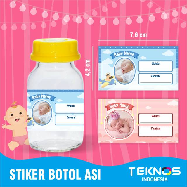 

STIKER STICKER LABEL BOTOL SUSU ASI BAYI WATERPROOF