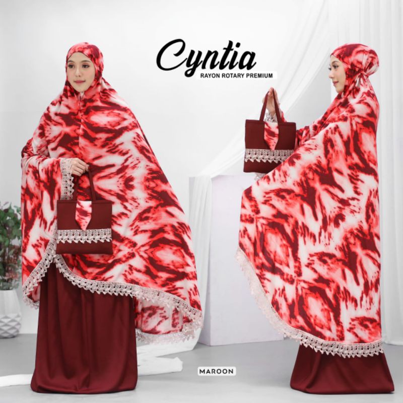 Mav_boutique Mukena Rayon Rotary Premium Cyntia