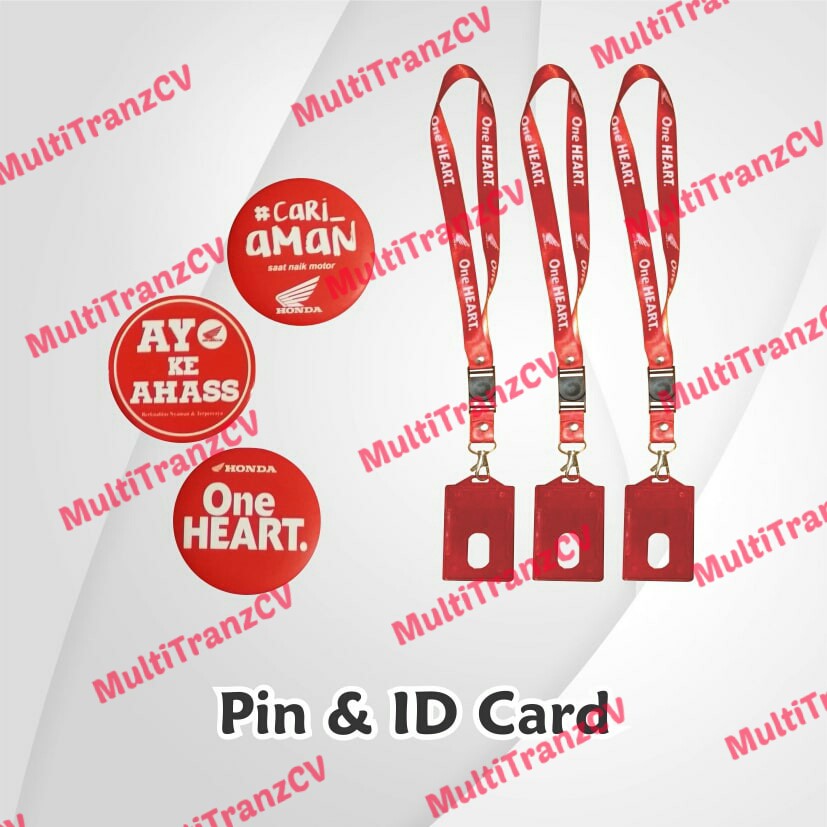 

Tali ID Card Dan Pin HONDA AHASS - MURAAHH