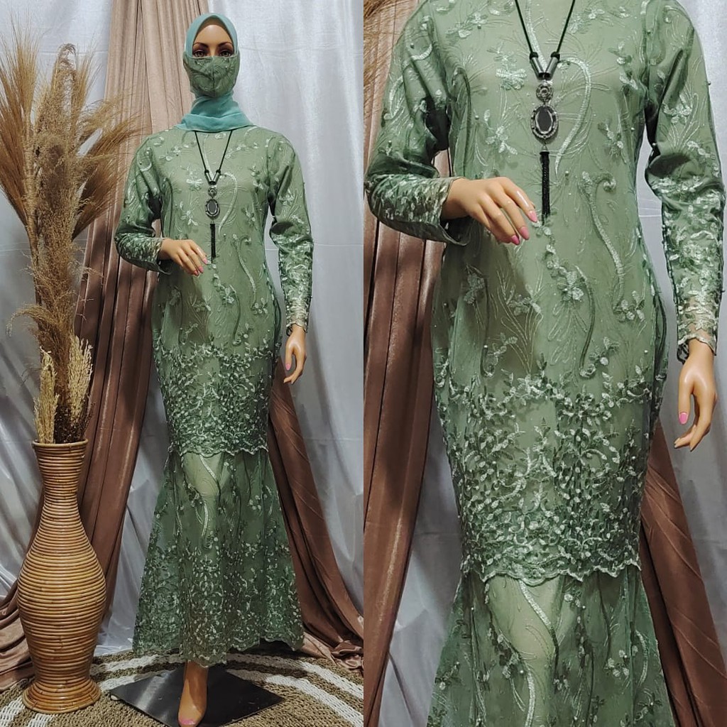 Gamis Duyung Kirana / Kebaya Gamis Slim / Gamis Pesta Mewah / Gamis / Kebaya Modern / Kebaya Brukat