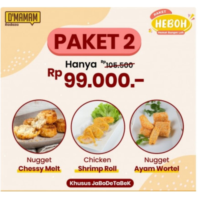 

DMAMAM PAKET 2 NUGGET SEHAT