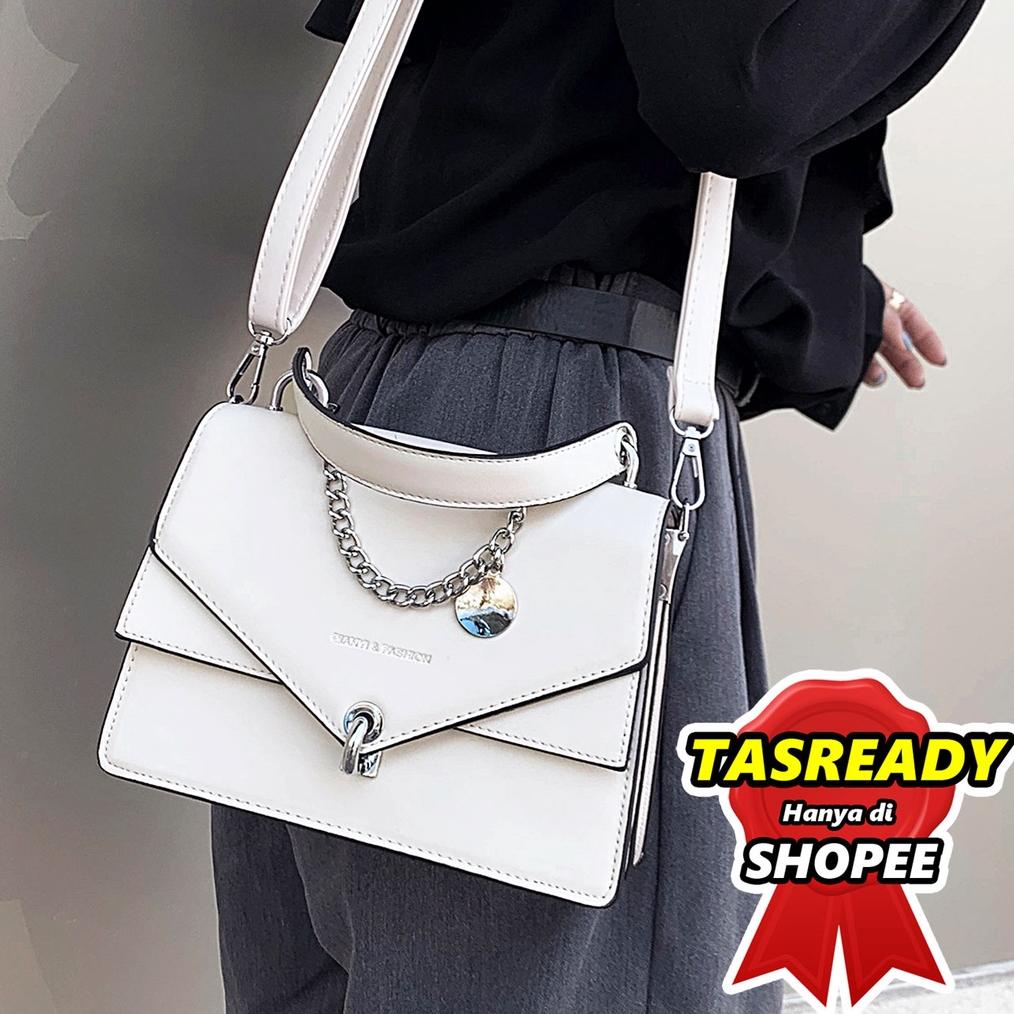 HOLLXMALL | TASREADY TAS IMPORT SELEMPANG WANITA FASHION RANTAI V 7352