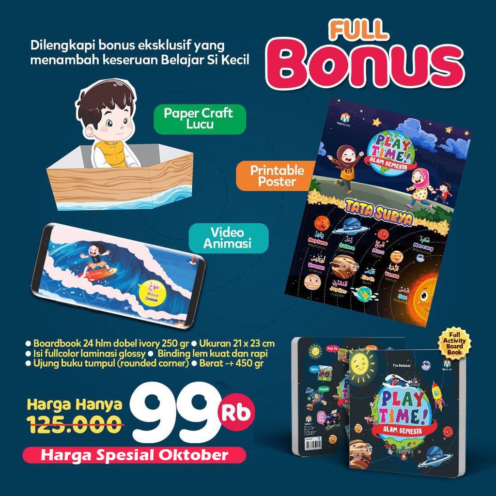 Board Book : Play Time edisi Alam Semesta (Ziyad)