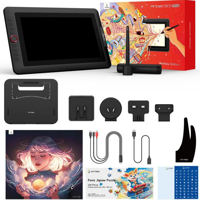 Xp Pen Artist 13.3 PRO Drawing Monitor Pen Alternatif Cintiq RESMI