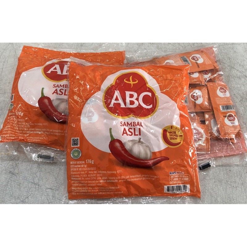 

ABC Saos / Saus Sambal 22 sachet / pack