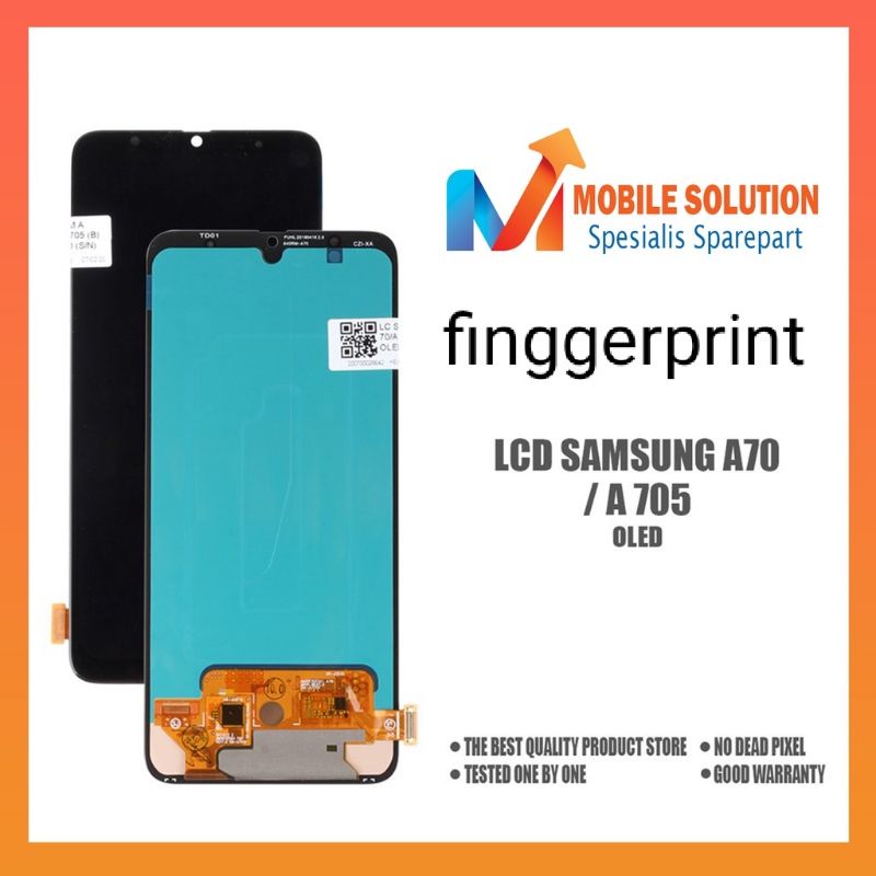 Grosir LCD Samsung A70  LCD Samsung A705 ORINGINAL OLED Fingger print 100% Fullset Touchscreen Garansi 1 Bulan + Packing / Bubbel