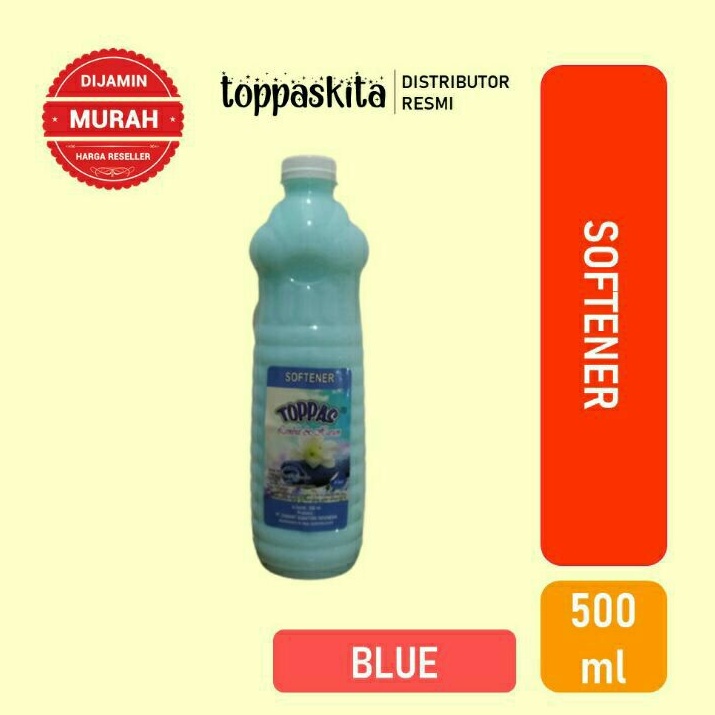 Toppas Softener / Pelembut Pewangi Pakaian 500ml (Blue/Pink) Termurah